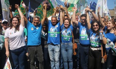 Sadi Lucca recebe apoio da população durante caminhada