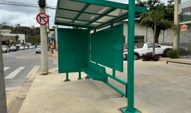 Prefeitura de Ipatinga inicia a instalação de 100 novos abrigos de ônibus