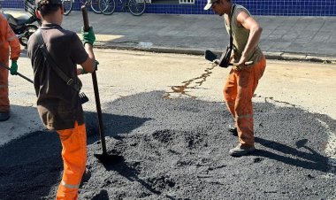 Ipatinga intensifica operação tapa-buracos