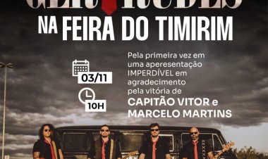 Show especial da banda Gertrudes na Feira do Timirim