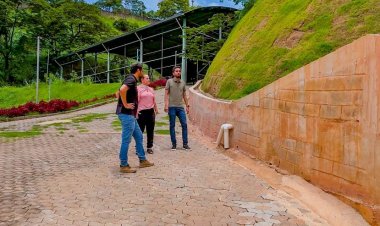 Prefeitura de Ipatinga conclui muro de arrimo na Escola Ary Malta, no bairro Iguaçu