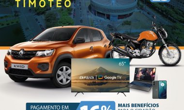 Prefeitura de Timóteo lança campanha do “IPTU Premiado 2025”