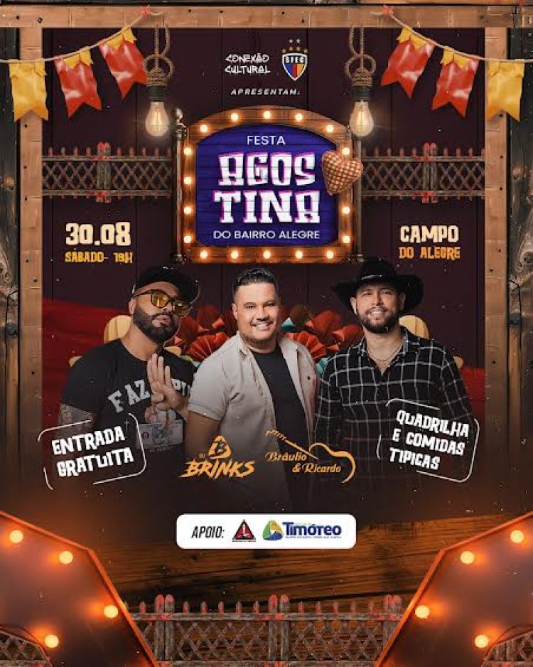 Festa Agostina do bairro Alegre está de volta após 13 anos