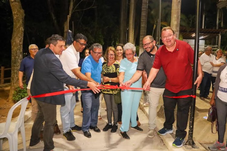 Prefeitura de Timóteo inaugura pista de caminhada da área de lazer do Santa Maria